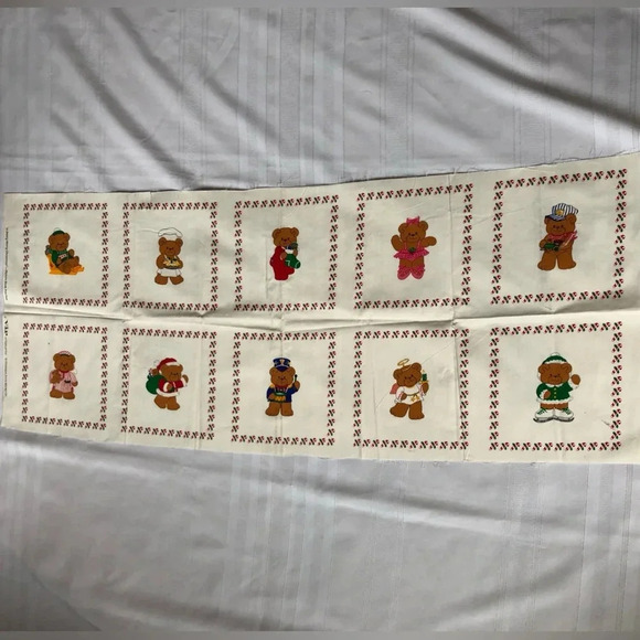 Vtg Cranston Print Works Teddy Bear Book Cut and Sew - Picture 2 of 9